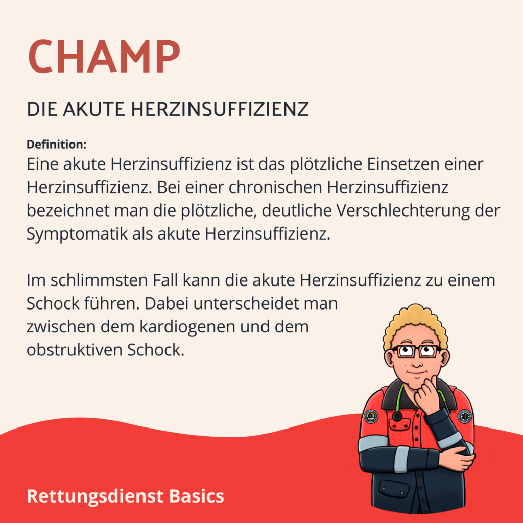 CHAMP - Definition Akute Herzinsuffizienz