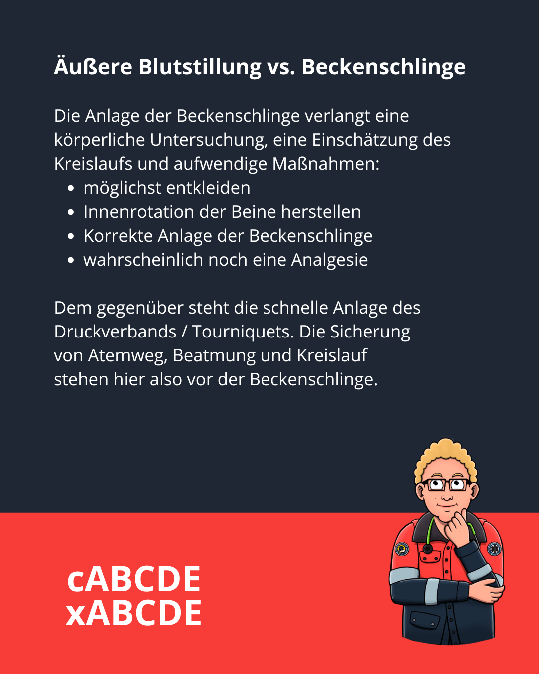 Wann wird die Beckenschlinge angelegt? 9 Wann wird die Beckenschlinge angelegt?